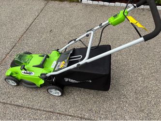 Greenworks 40V 16" Cordless Battery Push Lawn Mower w/ 4.0Ah Battery & Charger