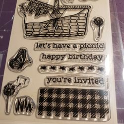 Picnic Basket Stamp And Die Set