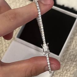 Moissanite tennis bracelet 