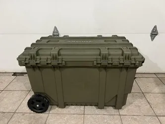 Husky Army Green Large Heavy Duty Rolling Toolbox