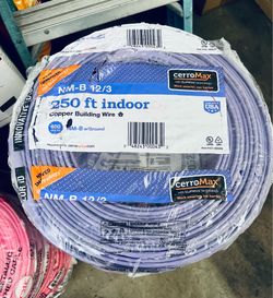 12/3 x 250ft. Purple Solid CerroMax SLiPWire Copper NM-B Wire