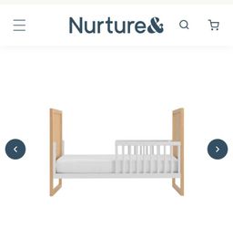 Nurture & Brand Convertible Crib