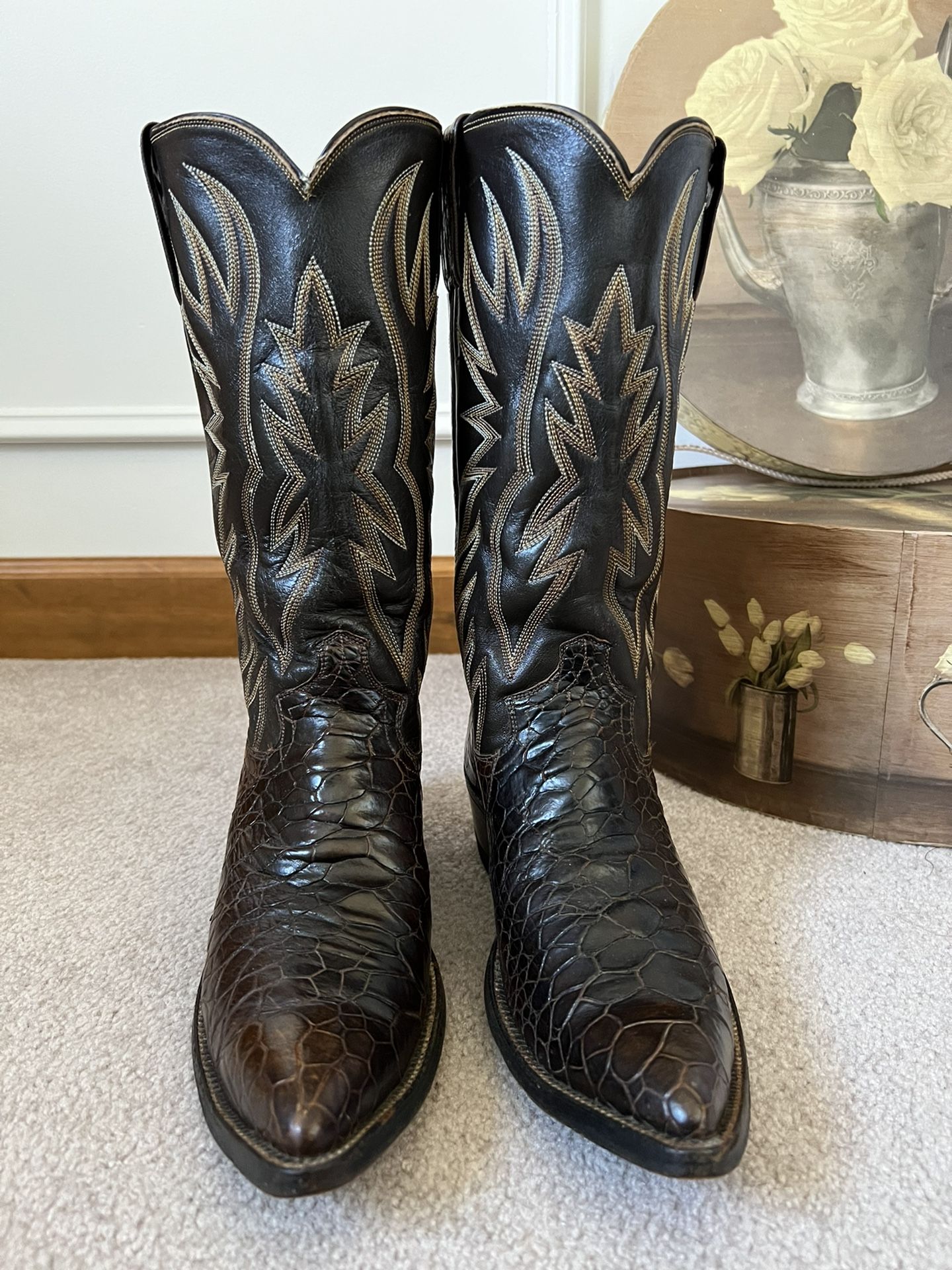 Justin 8 B Womens Western Cowboy Boots