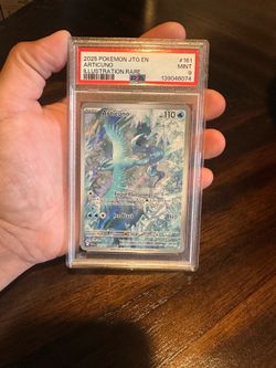 PSA 9 JOURNEY TOGETHER #161 ARTICUNO ILLUSTRATION RARE