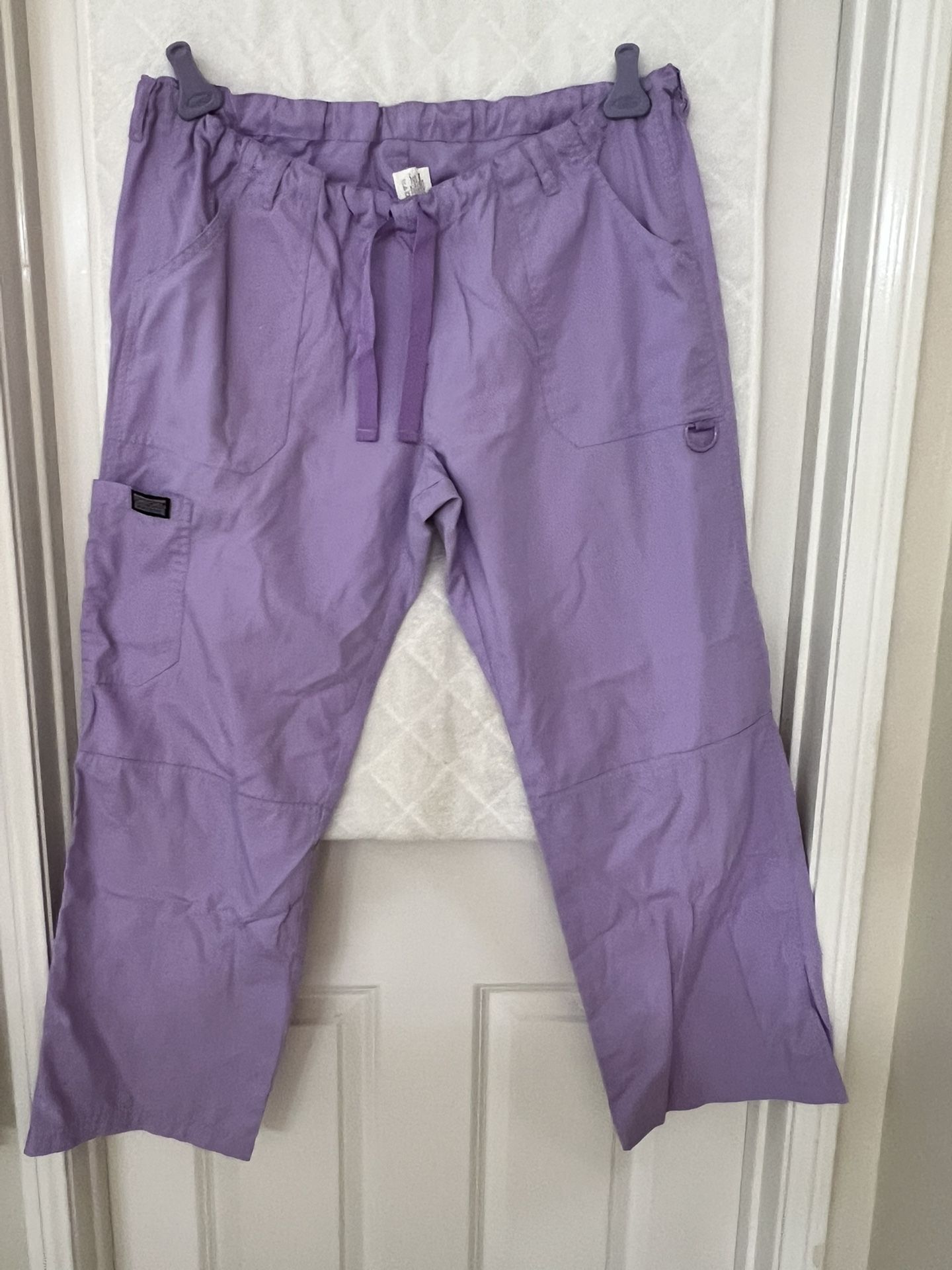 Cherokee Women Scrubs Pant Workwear Originals Drawstring Cargo