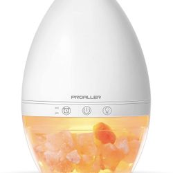 3-in-1 Himalayan Crystal Salt Lamp Essential Oil Diffuser & Cool Mist Humidifier 500ml