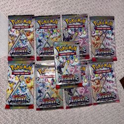 Prismatic single packs lot of 9