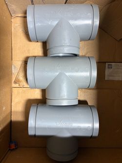 6 inch SCH 80 PVC TeeSpears 6 PVC Tee SCH80