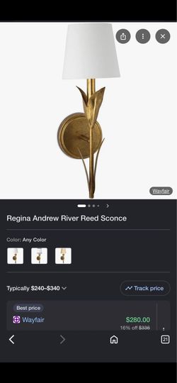 Regina Andrew River Reed Sconce