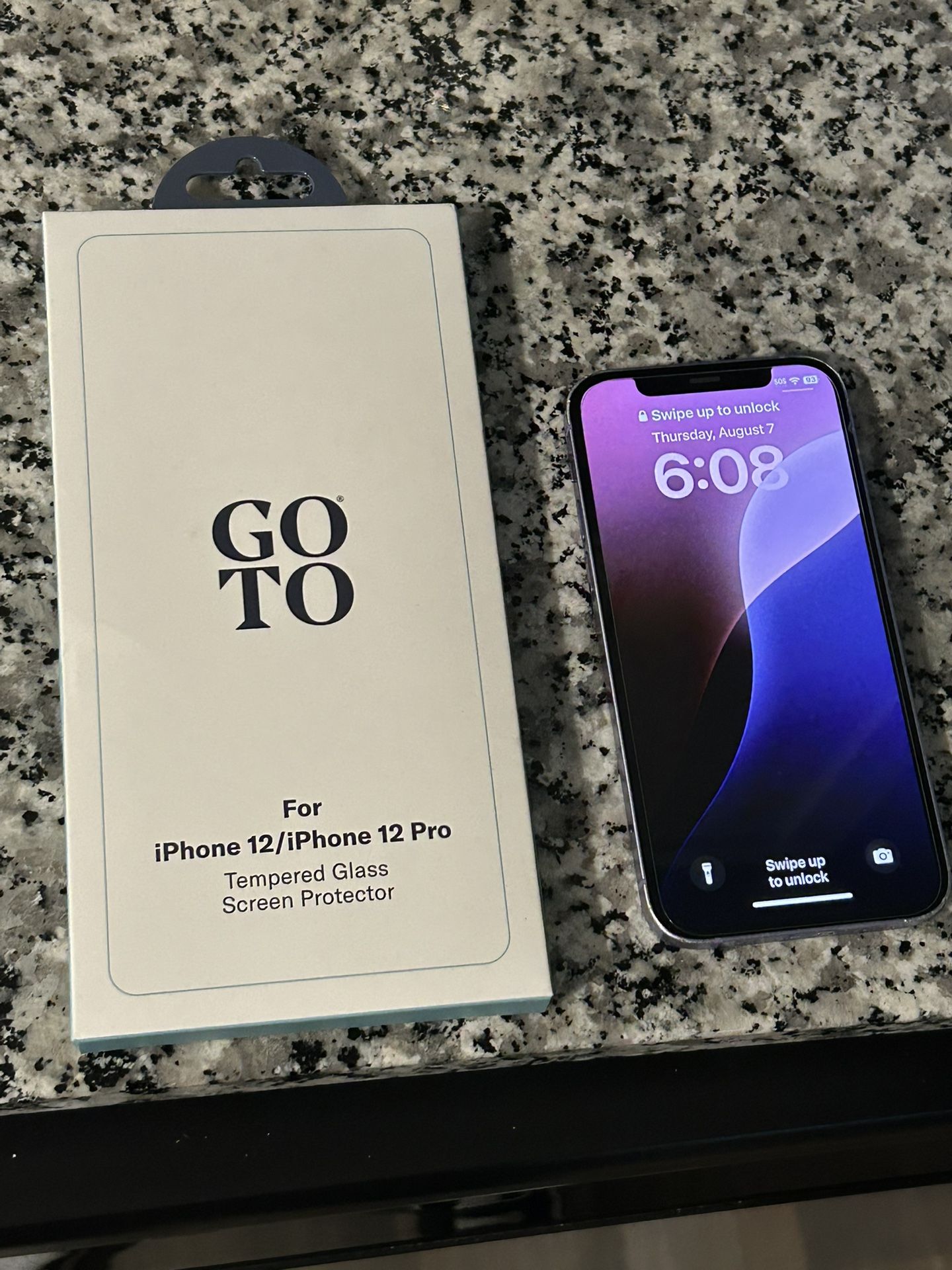 iPhone 12 Purple. 64gb. Unlocked. Brand New Screen protector In Box