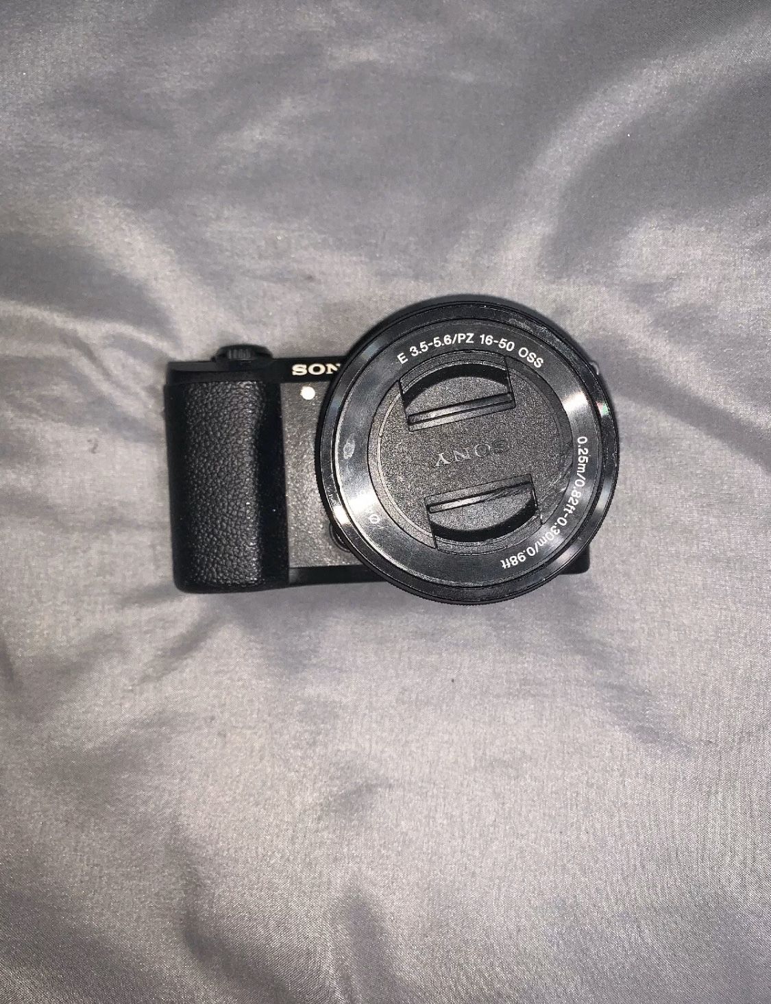 Sony Alpha A5100 24.3MP Digital SLR Camera with E PZ OSS 16-50mm Lens - Black