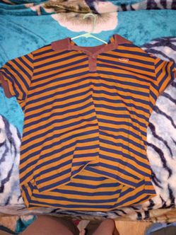 Hollister Striped Polo Shirt