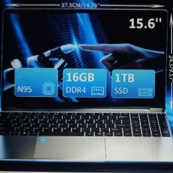 W&O 2025 New Laptop Computer Pc 15.6". 16GB+1TB SSD, Windows 11. CPU:Inter CeleronN5095.Wireless4.2 Camera Good Laptop