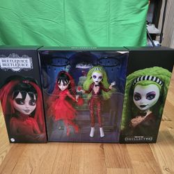 MONSTER HIGH SKULLECTOR Beetlejuice Betelgeuse and Lydia Doll 2-Pack