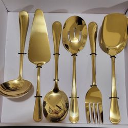 ✨ Jones New York Gold Serveware Set (6pc) – NEW!