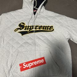 Supreme Quilted Zip Up