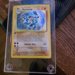 1rst Edition Machamp Pokemon 