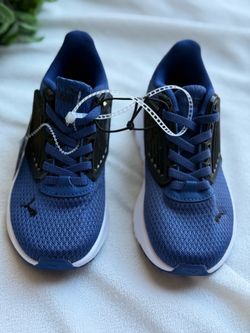 Puma Blue Low-Top Sneakers