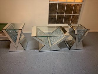 Coffee/end tables Diamond Encrusted