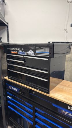Harbor Freight tool cart chest US General