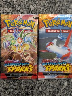 Pokemon Surging Sparks Single Booster Packs