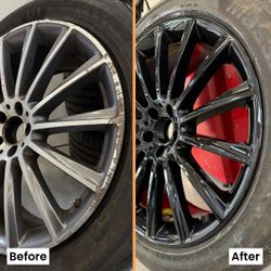 CALIPER PAINTING & RIM BLACK OUT