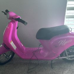Pink Electric Scooter 