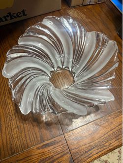 Vintage Mikasa Centerpiece Glass Bowl