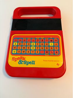 Vintage speak and spell