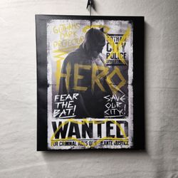 Artissimo DC Comics Movie Batman v Superman Fear the Bat Wall Art Poster