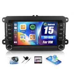 Car Stereo Radio VW Passat Jetta Tiguan Golf MK5 MK6 T5 EOS Polo, 7 Inch Touch Screen Head Units, Bluetooth, GPS, Wifi, FM, Reverse Backup Camera