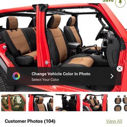 Jeep Seat Covers Brand New In Box 
