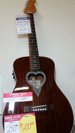 Fender Alkaline Trio Malibu Acoustic/Electric Guitar for Sale in