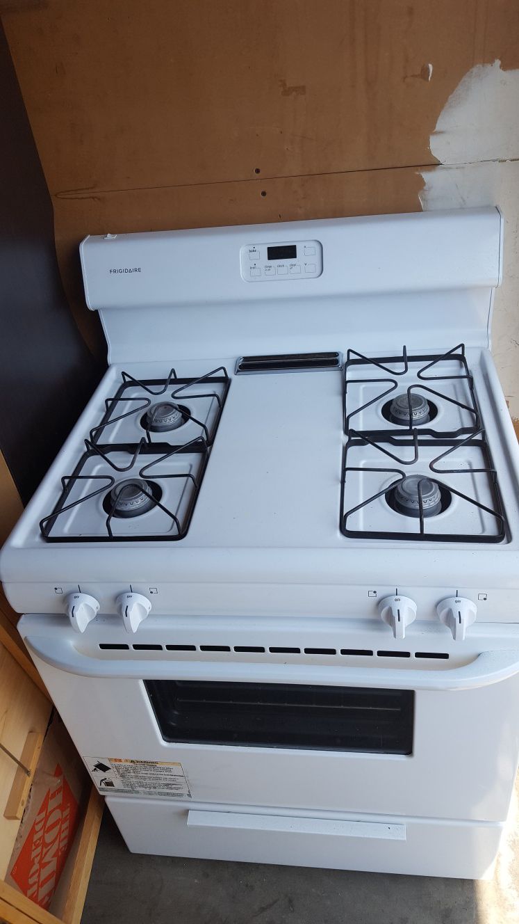 washer, dryer, and stove