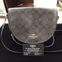 Coach Ellen Crossbody Sig Canvas 