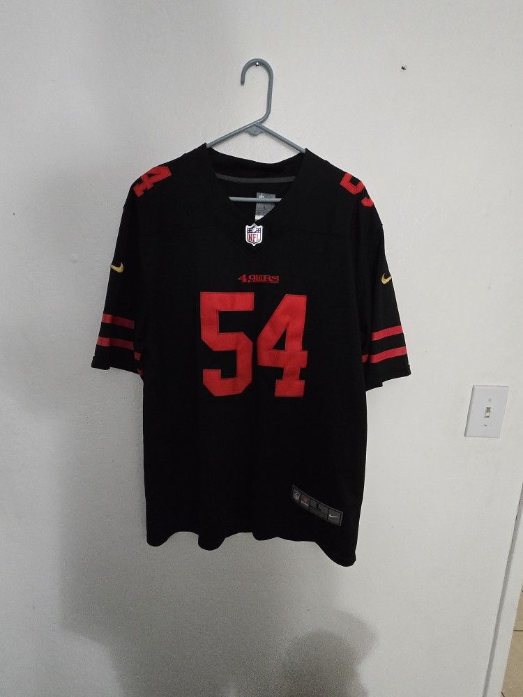 49ers Fred Warner Jersey Large