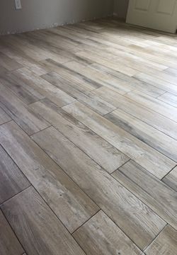 Porcelain Wood look tile- 625 sq ft