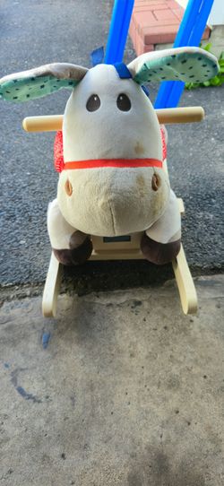 Plush Donkey Rocking Horse Toy