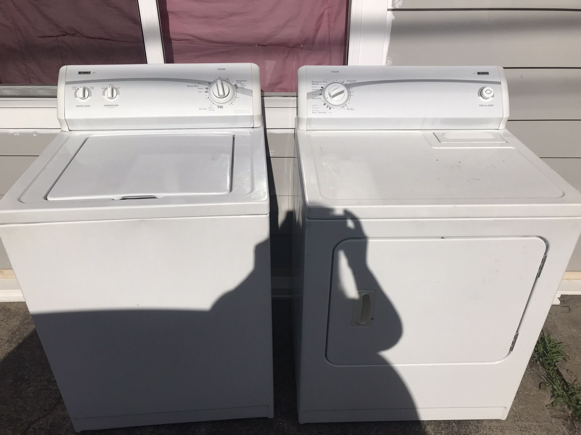 FREE Kenmore Washer and Dryer