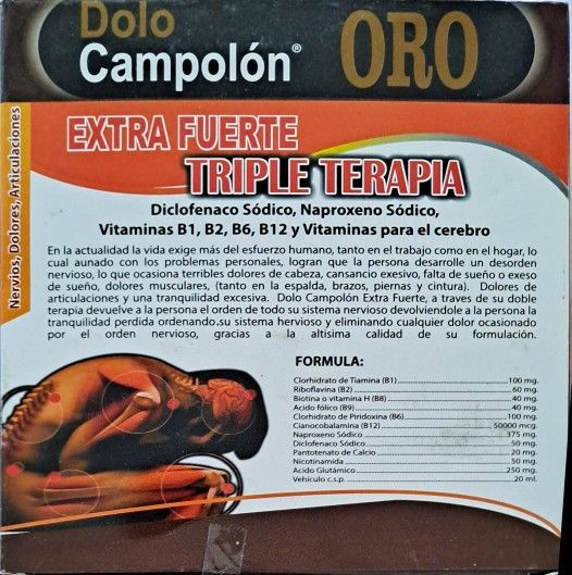 Dolo Campolon Oro (Extra Fuerte Triple Terapia)