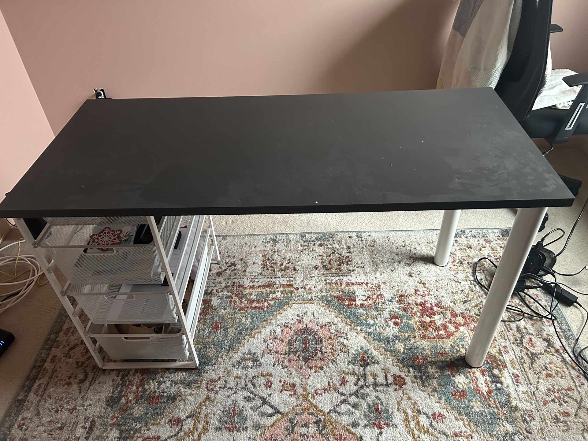 Elfa Desk with Drawers