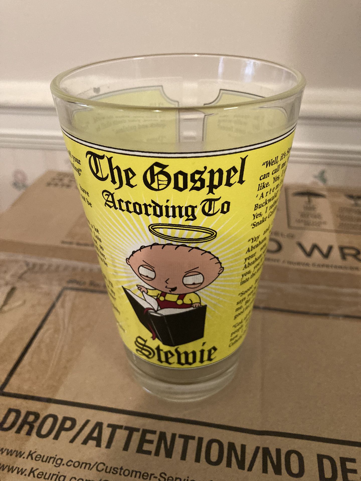 Family Guy Beer Glass