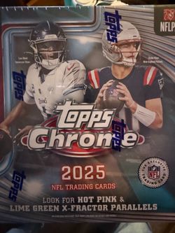 2025 Topps Chrome Football Mega Box