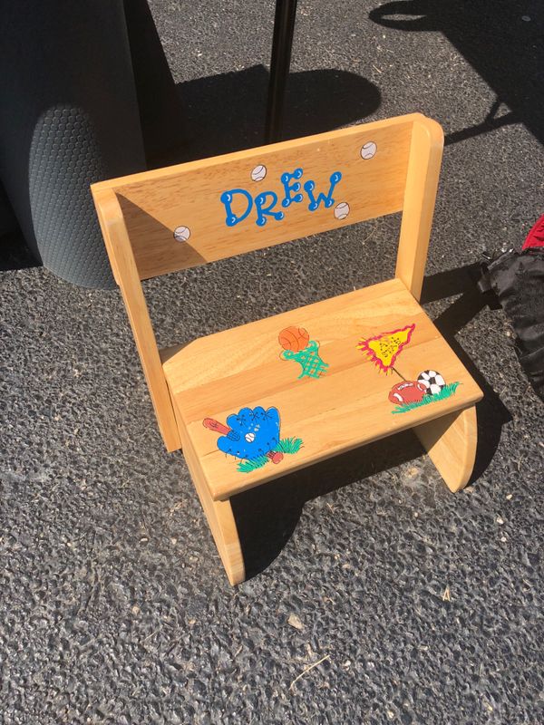 Drew Kids Custom Chair Step Stool For Sale In Northbrook Il Offerup