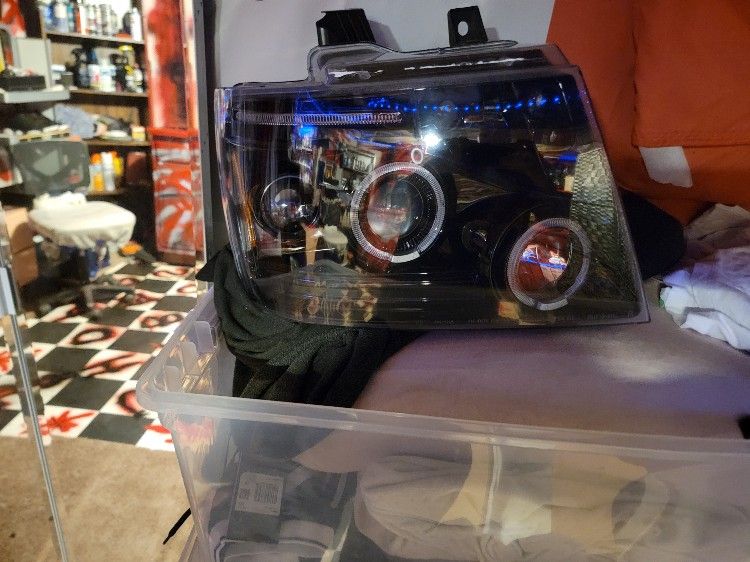 Projection Headlights For 2007 To 2013 Chevy Tahoe Suburban Or Avalanche