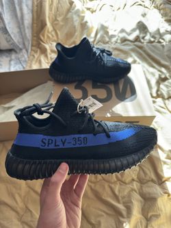 Size 9- Yeezy Boost 350 V2 'Dazzling Blue'