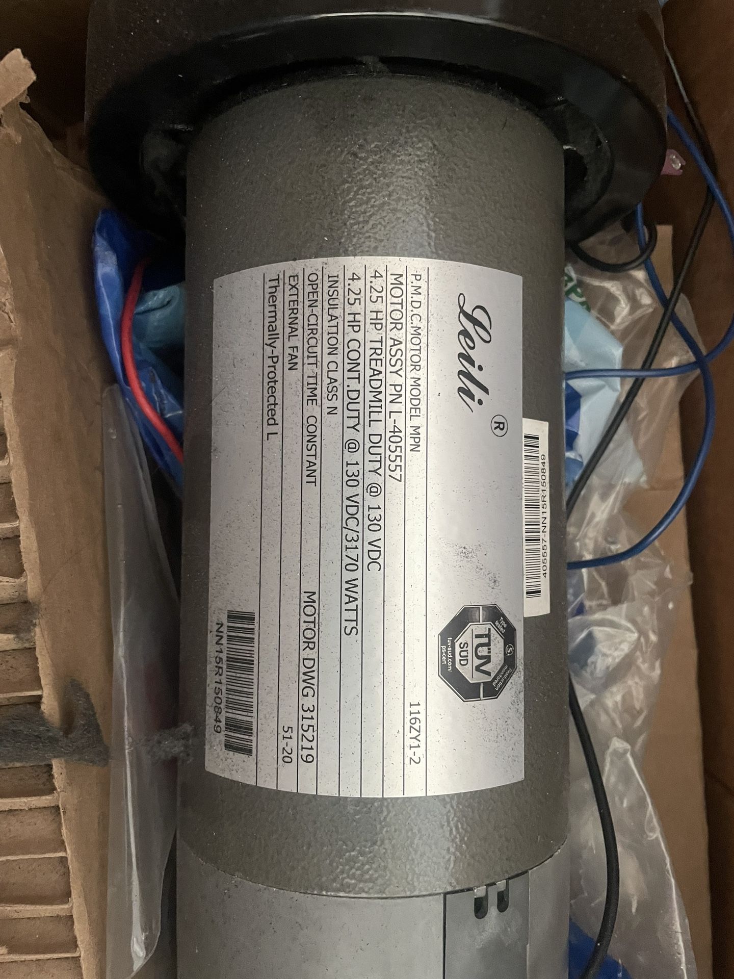 Leili Treadmill Motor - 4.25HP Heavy Duty