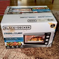 Black & Decker Crisp n Bake Air Fryer Toaster Oven - NEW IN BOX