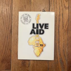Live Aid Live Concert 1985 DVD 2004 Complete 4 Disc Set Booklet + Slipcase
