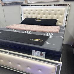 NEW OFFER! White Easter King Bed 